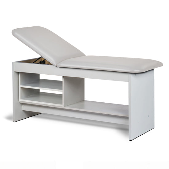 Clinton 91030 Panel Leg Series, Treatment Table with Shelving