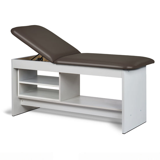Clinton 91030 Panel Leg Series, Treatment Table with Shelving