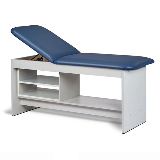 Clinton 91030 Panel Leg Series, Treatment Table with Shelving