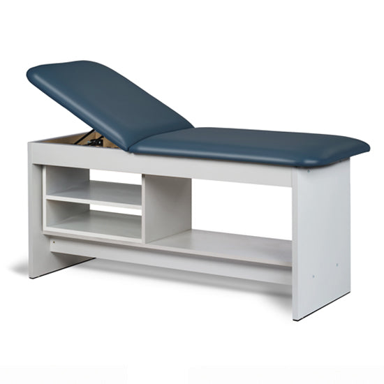 Clinton 91030 Panel Leg Series, Treatment Table with Shelving
