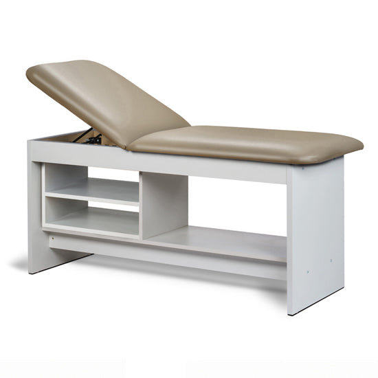 Clinton 91030 Panel Leg Series, Treatment Table with Shelving