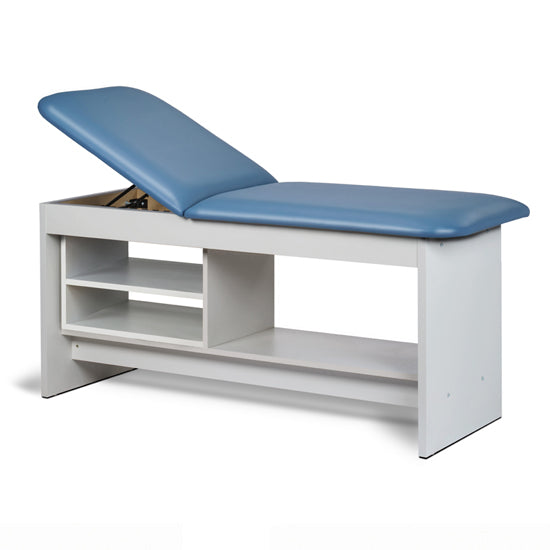 Clinton 91030 Panel Leg Series, Treatment Table with Shelving