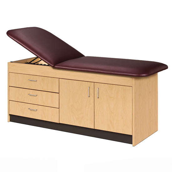 Clinton 9105-30 Cabinet Style, Treatment Table with Drawers & Doors | QuinceMedical.com