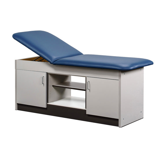 Clinton 98074 Cabinet Table with Center Open Shelf and Closed Door Storage