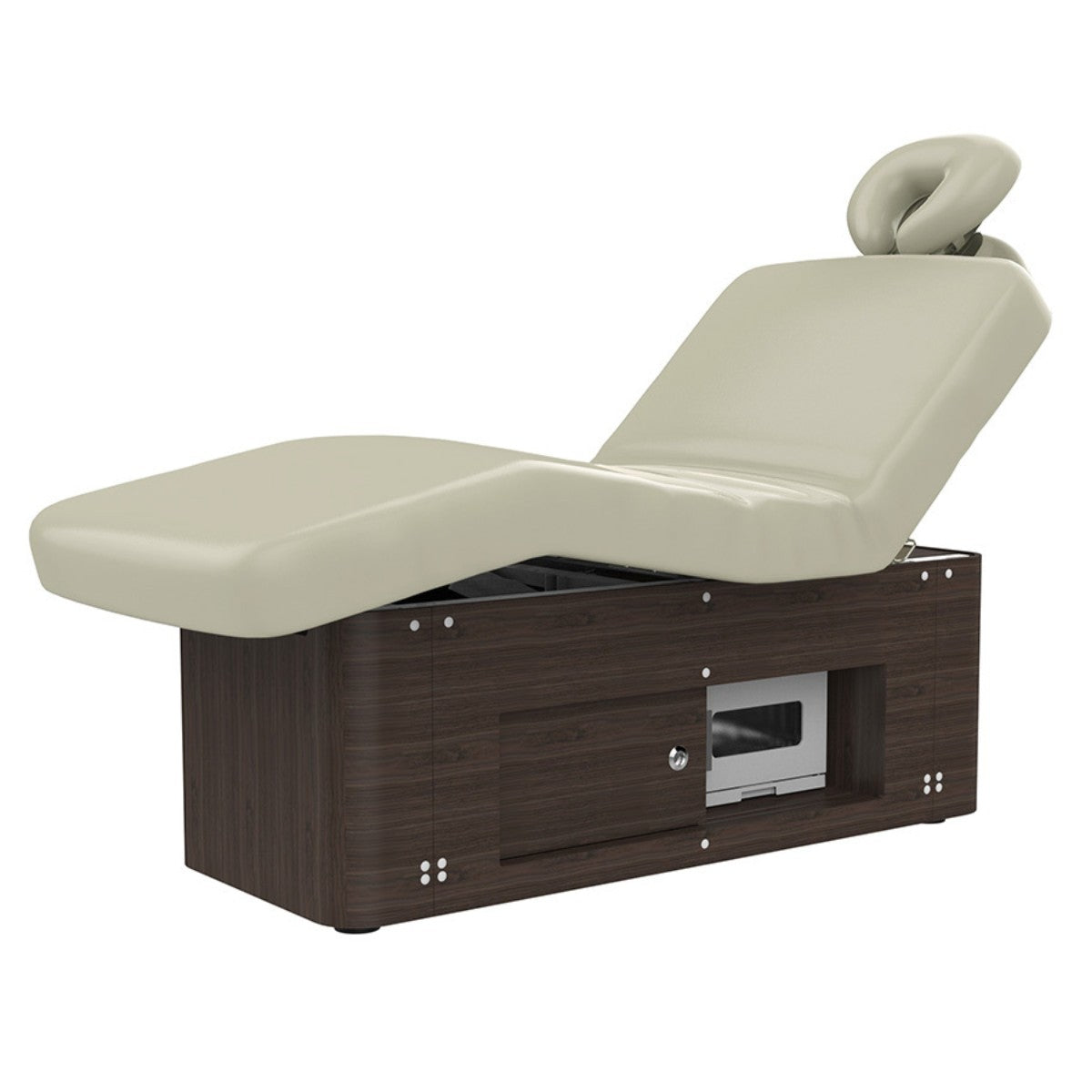 SilverFox 2285B Three-Motor Electric Spa and Treatment Table with Storage Cabinet