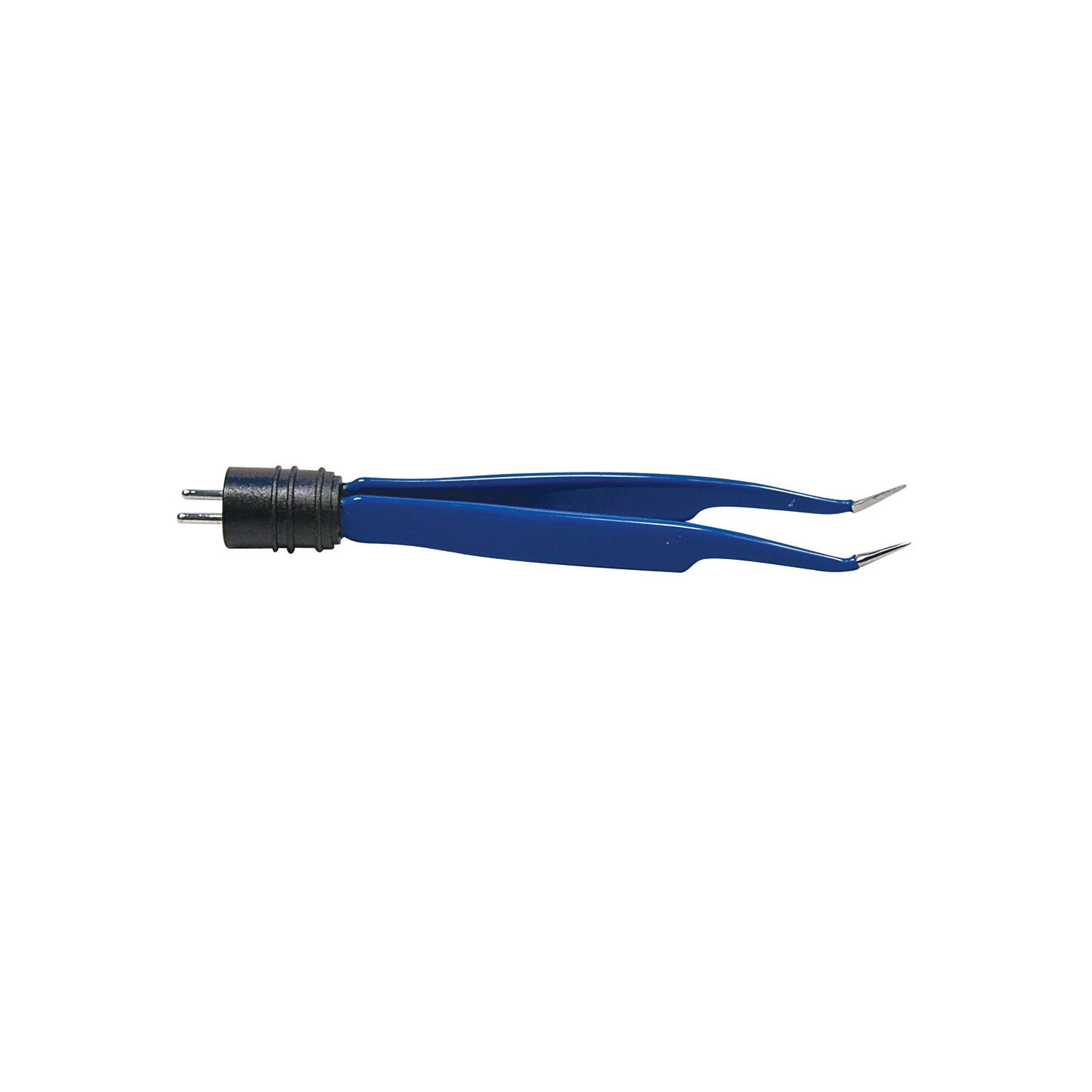 Bovie Forceps, Bipolar, 4.5in, Curved Micro 0.5mm Smooth Tip