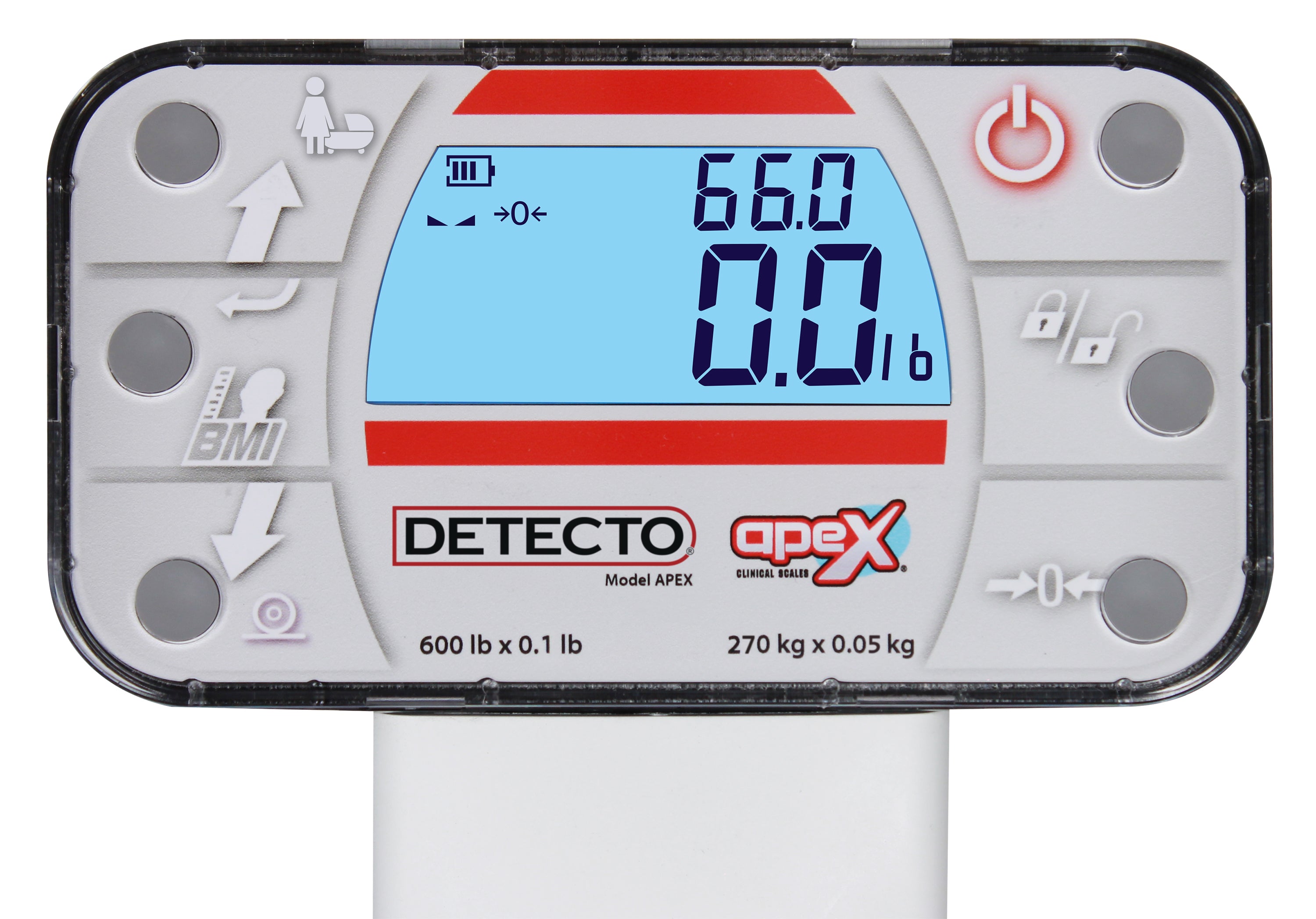 Apex Digital Scales with Mechanical Height Rods