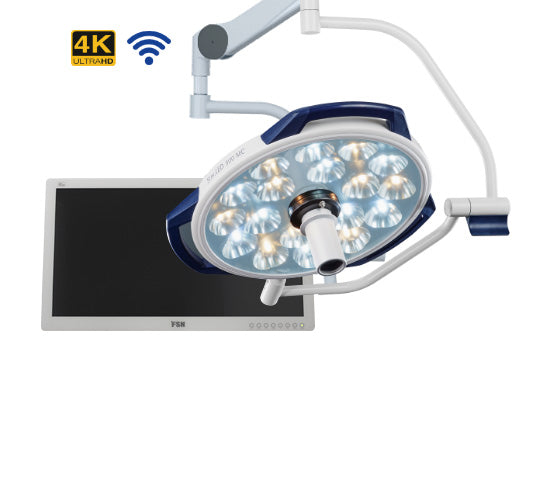 Sim.LED 500, Single Light, 1x 32" Monitor Arm, Ceiling