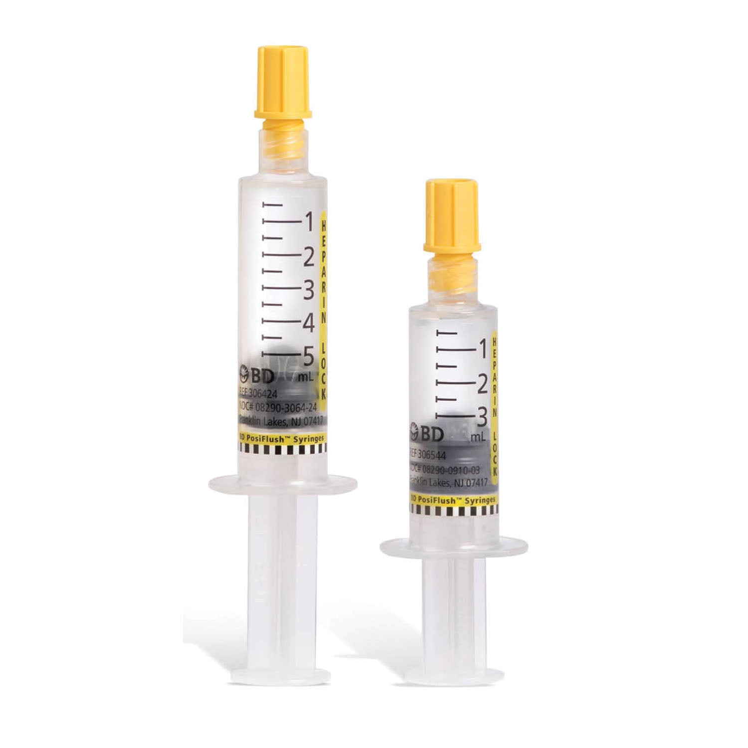 BD Posiflush Heparin Lock Flush Syringes