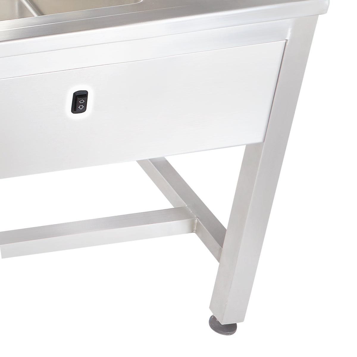 Blickman DSHY30 Hydraulic Decontamination Station, 3 Sinks, Deck-Mount Faucets, 116"W | QuinceMedical.com