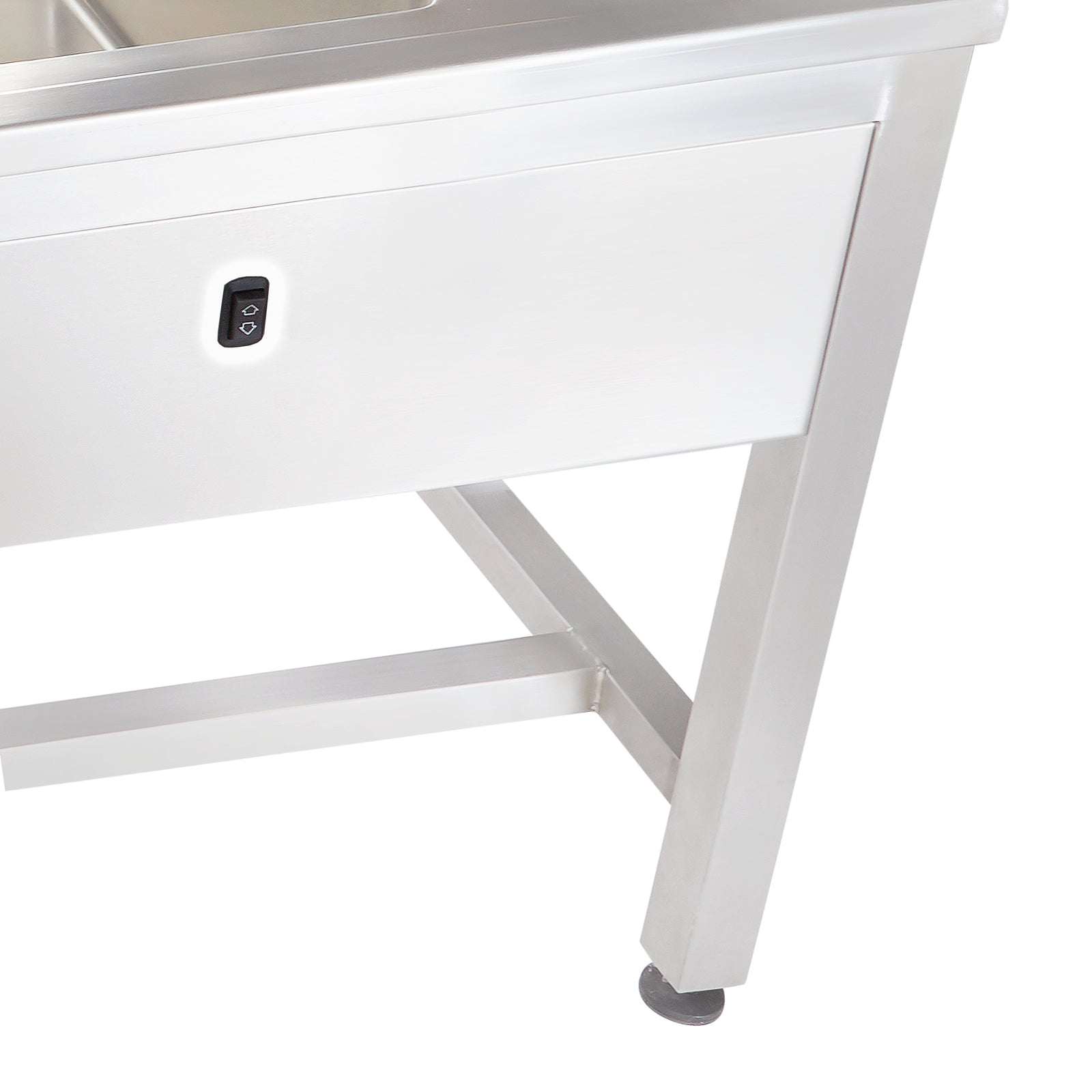 Blickman DSHY30 Hydraulic Decontamination Station, 3 Sinks, Deck-Mount Faucets, 116"W | QuinceMedical.com