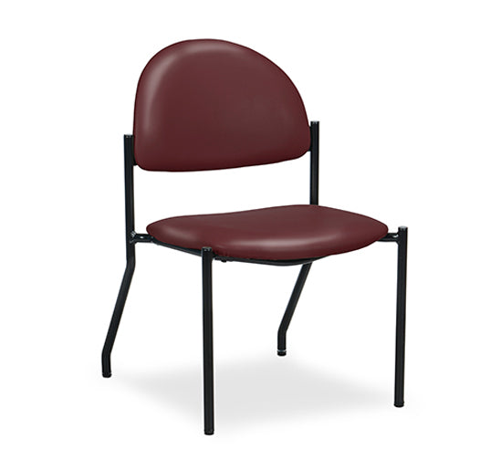 Clinton C-40F F-Series, Black Frame Chair/No Arms | QuinceMedical.com