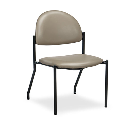 Clinton C-40F F-Series, Black Frame Chair/No Arms | QuinceMedical.com
