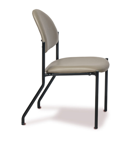 Clinton C-40F F-Series, Black Frame Chair/No Arms | QuinceMedical.com