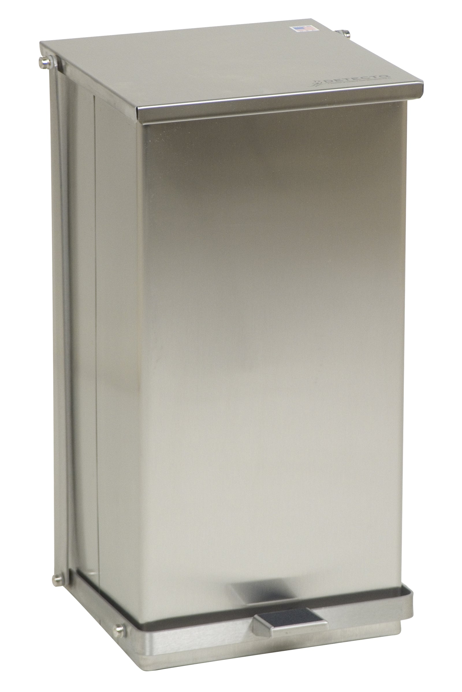 Step-On Can, 25 Gallon, 100 Quart, Red