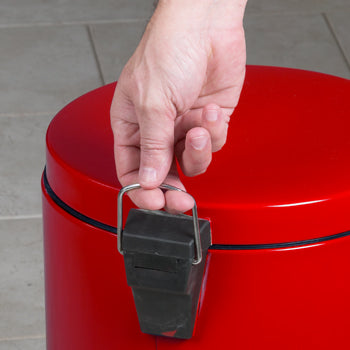 Clinton TR-20R Medium Round Red Waste Receptacle | QuinceMedical.com