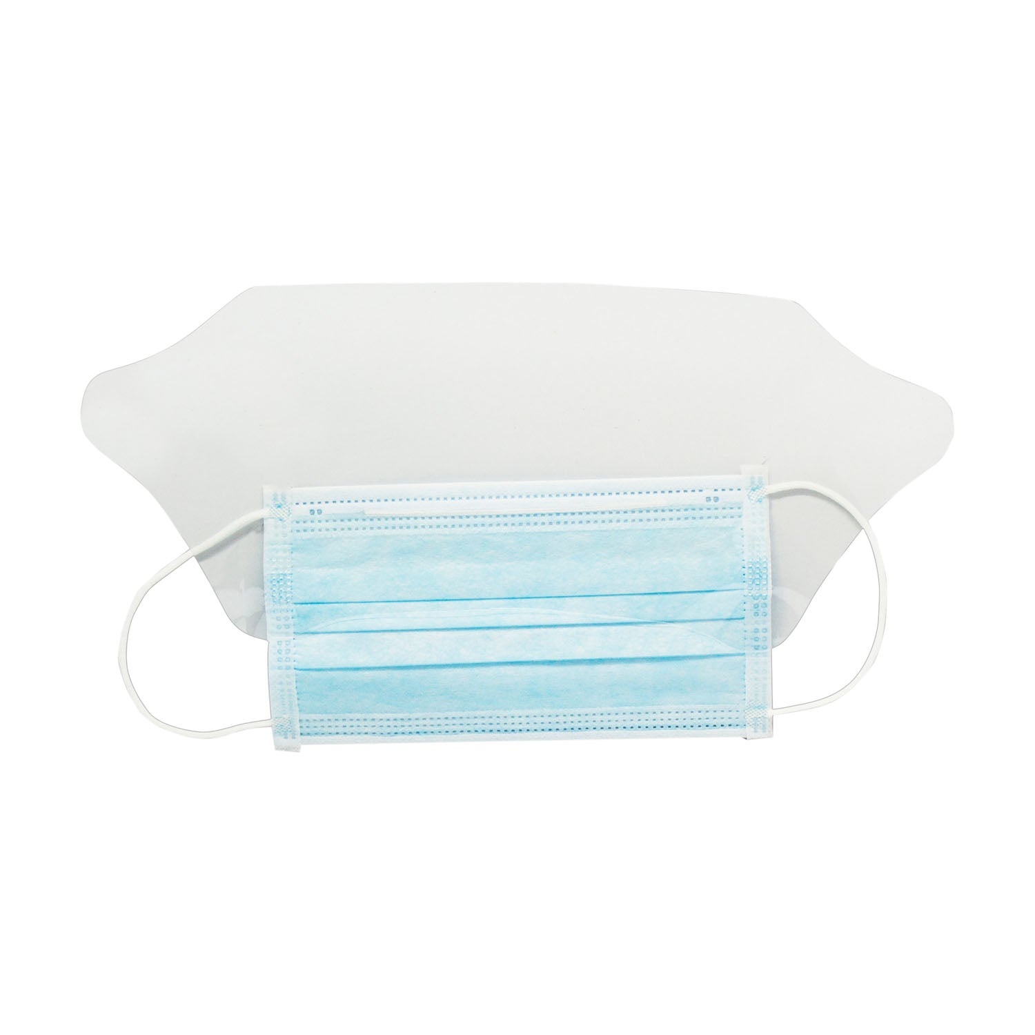 Dukal Face Mask, Fluid Shield & Earloop, Blue, 25/bx, 8 bx/cs