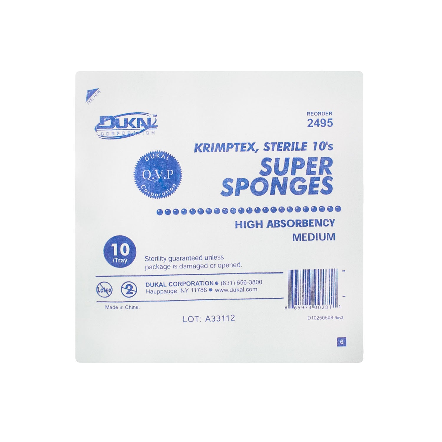 Dukal Super Sponges
