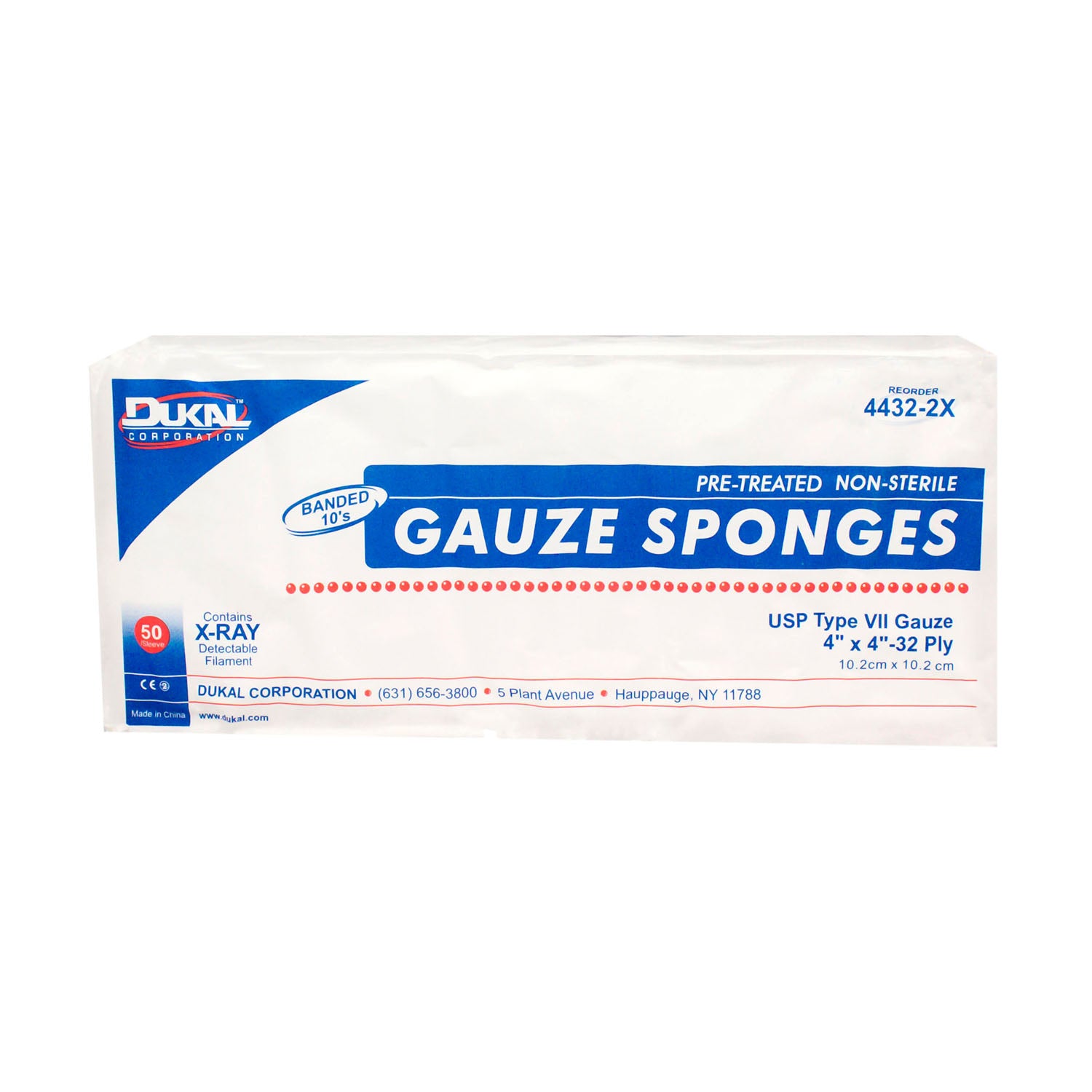 Dukal X-Ray Detectable Gauze Sponges