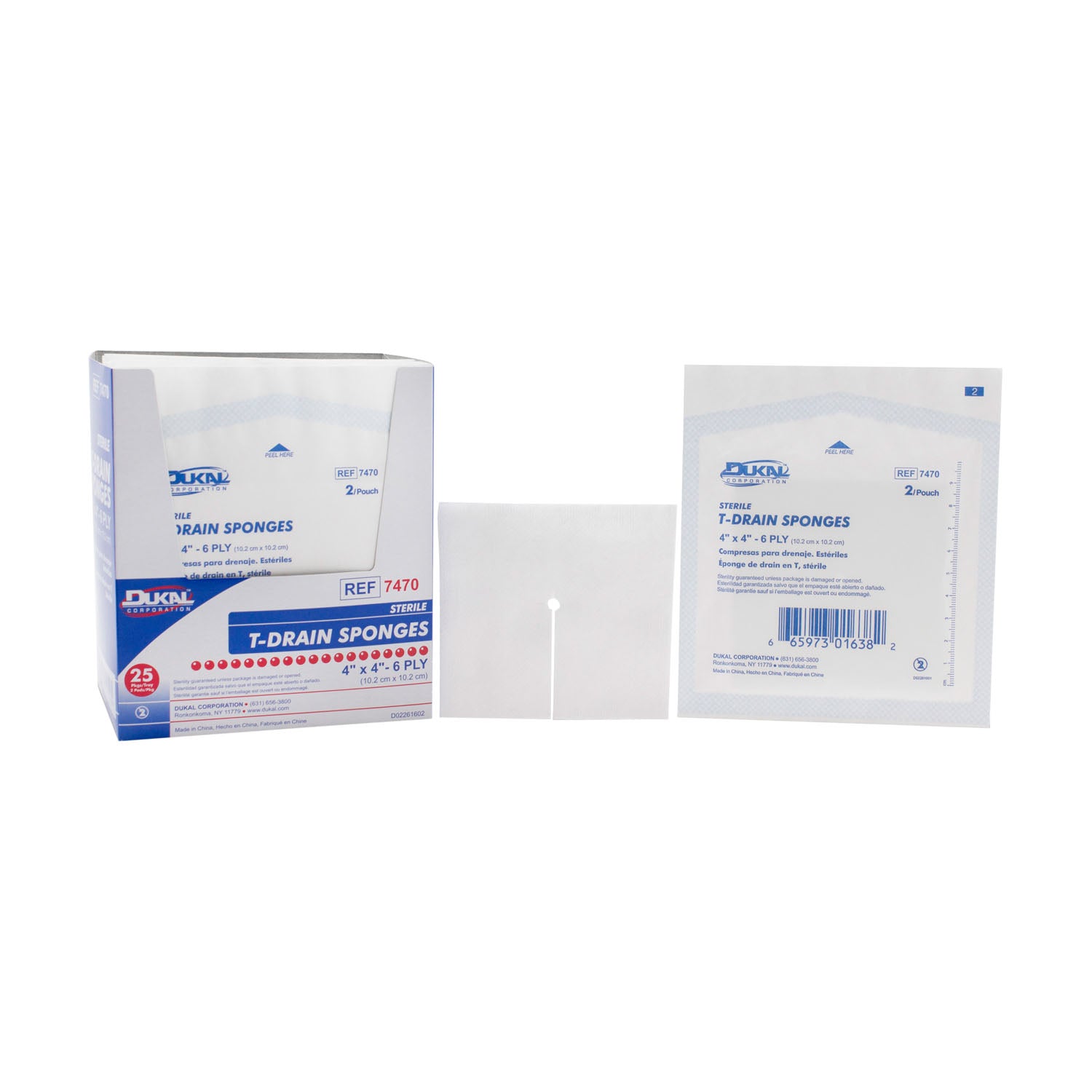 Dukal Iv & T-Drain Sponges