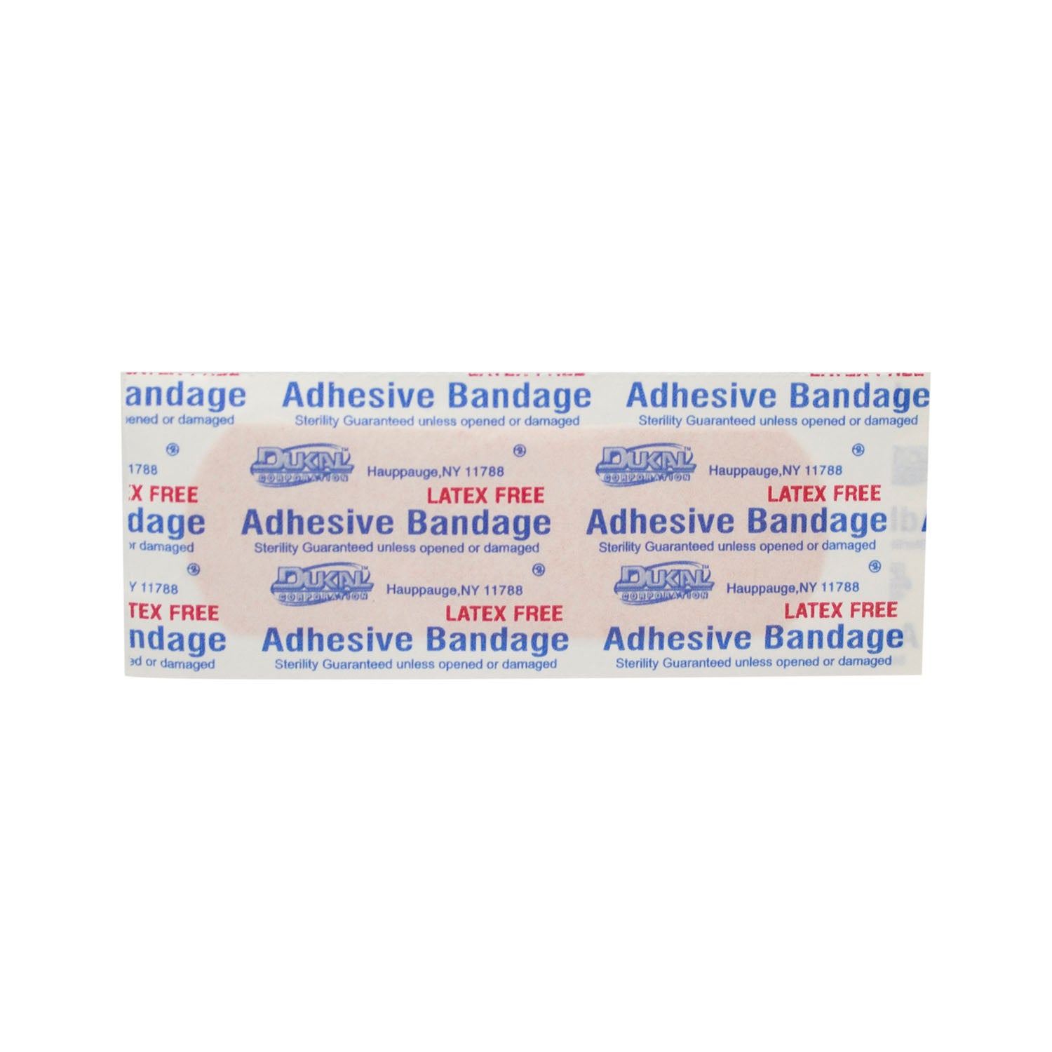 Dukal Bandage, Flexible Fabric Adhesive Strips, 1 x 3", 100/bx, 24 bx/cs