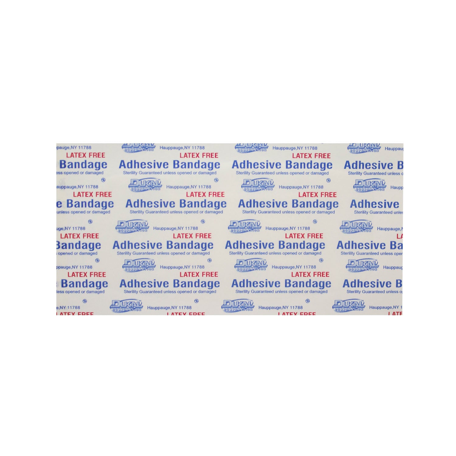 Dukal Adhesive Bandage, Sheer, 2 x 4", X-Large, Sterile, 100/bx, 24 bx/cs