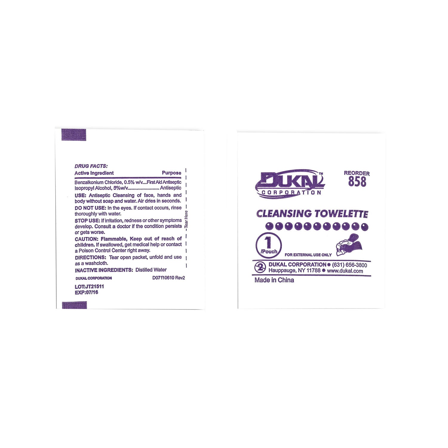 Dukal Cleansing Towelette