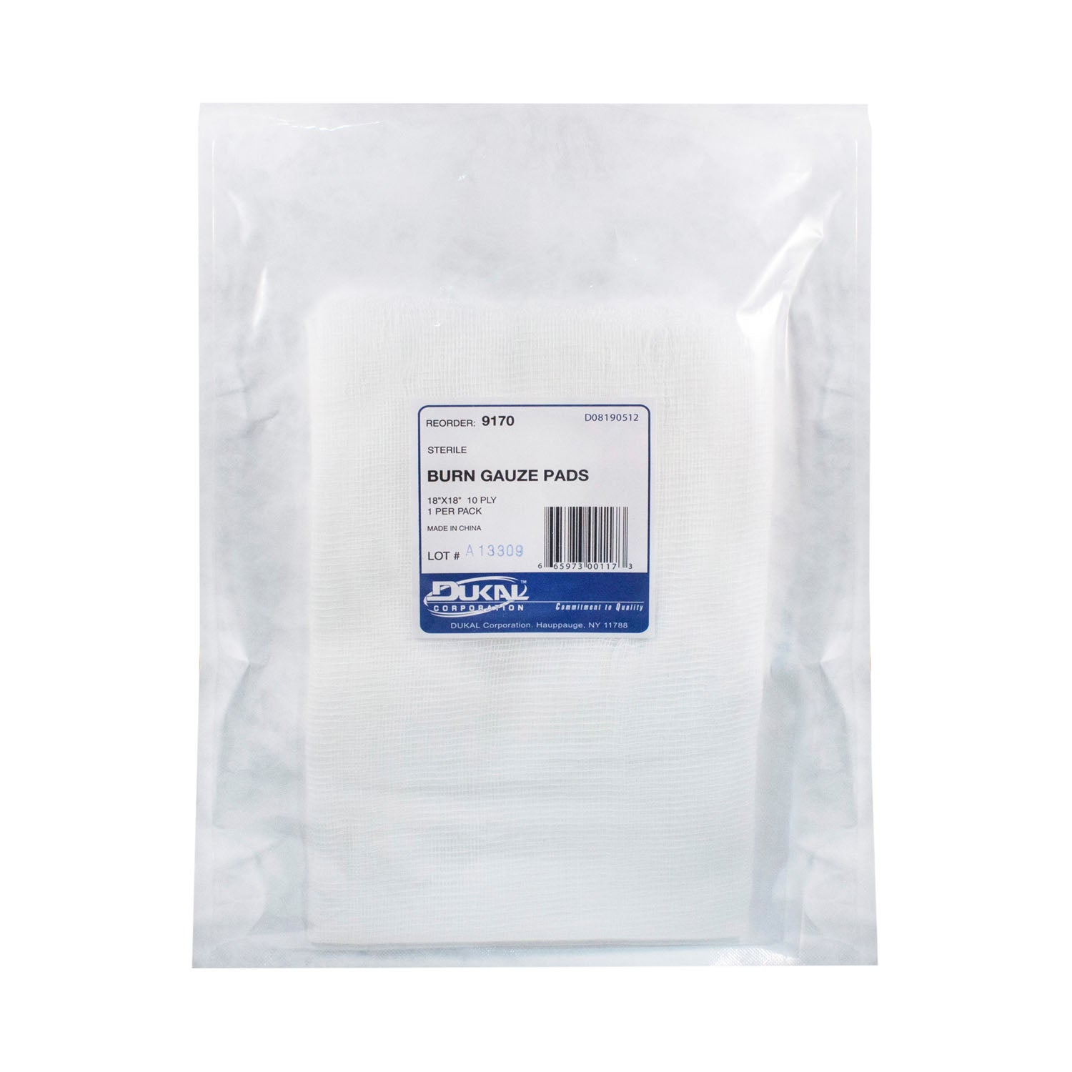 Dukal Sterile Burn Gauze Pads