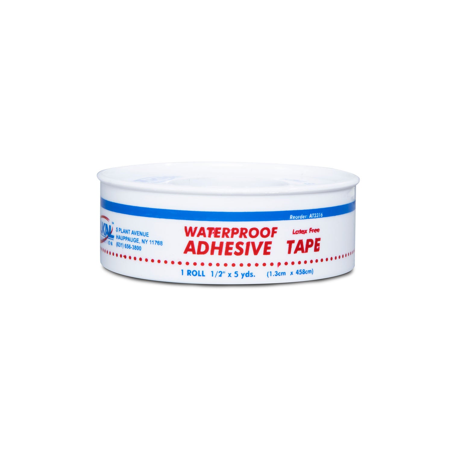 Dukal Tape, ½ x 5 yds, Waterproof, 24 rl/bx, 18 bx/cs