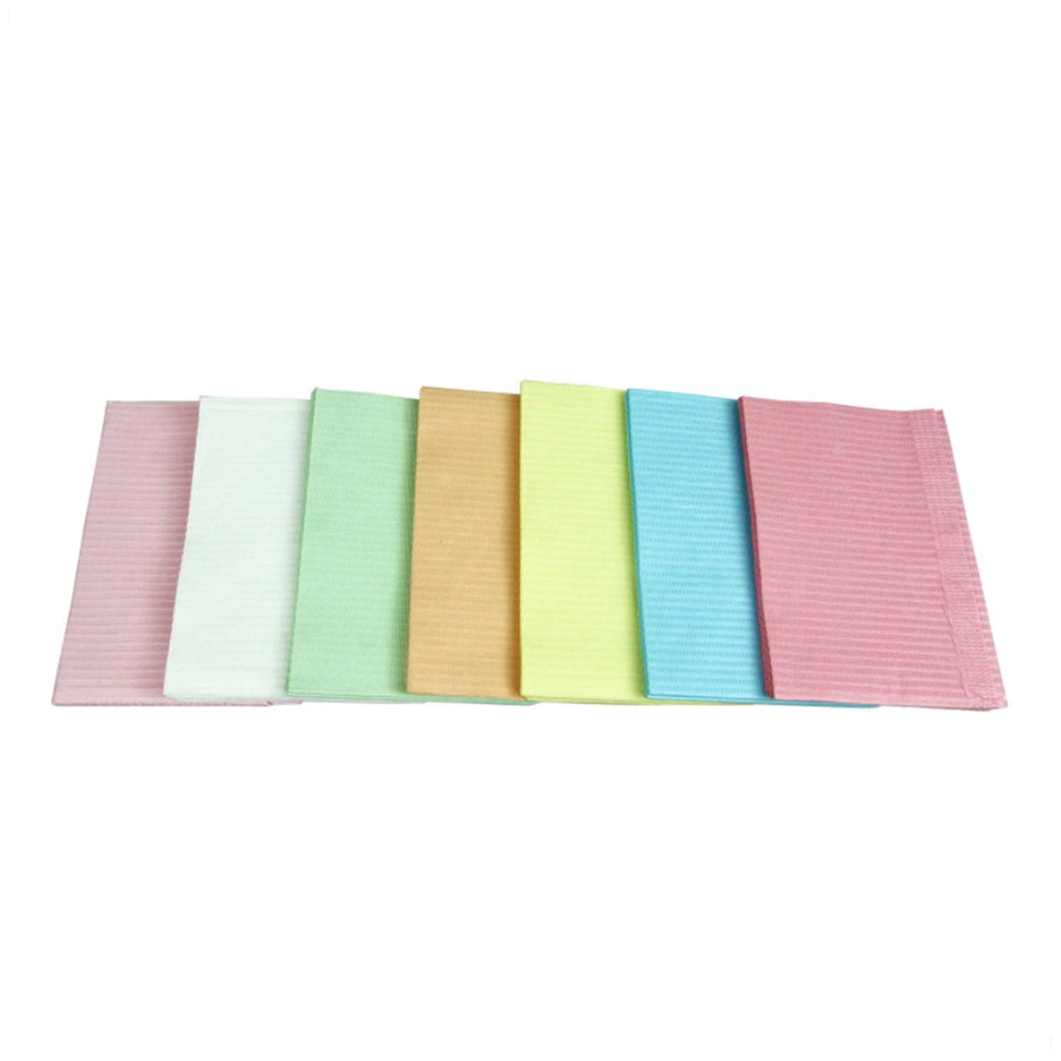 Dukal Bib, 13 x 18", 2-Ply Tissue + Poly, White, 500/cs 