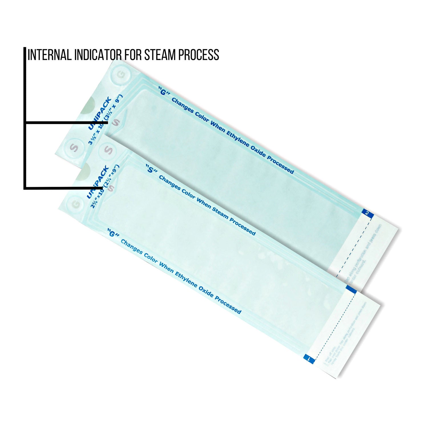 Dukal Sterilization Pouches, 10 x 15", 200/bx, 8 bx/cs