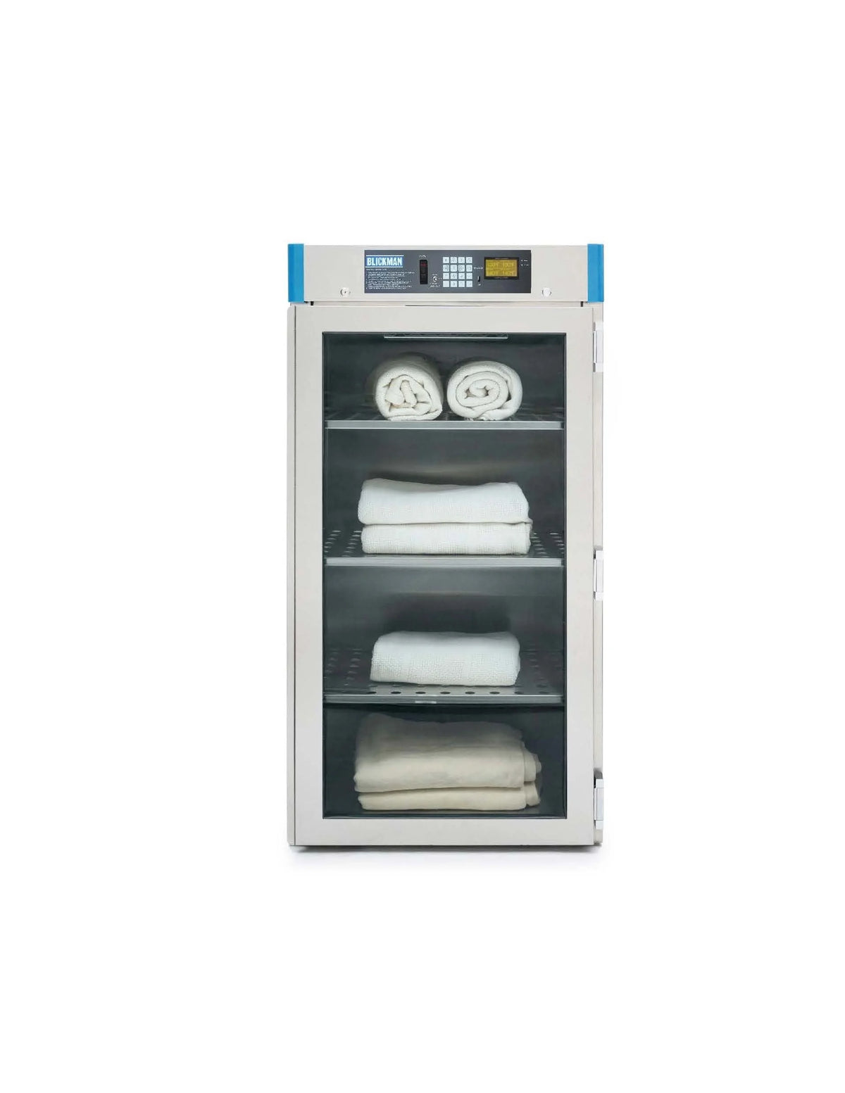 Blickman 7921TG Single Chamber Blanket and Fluid Warming Cabinet, Glass Door, Digital Control | QuinceMedical.com