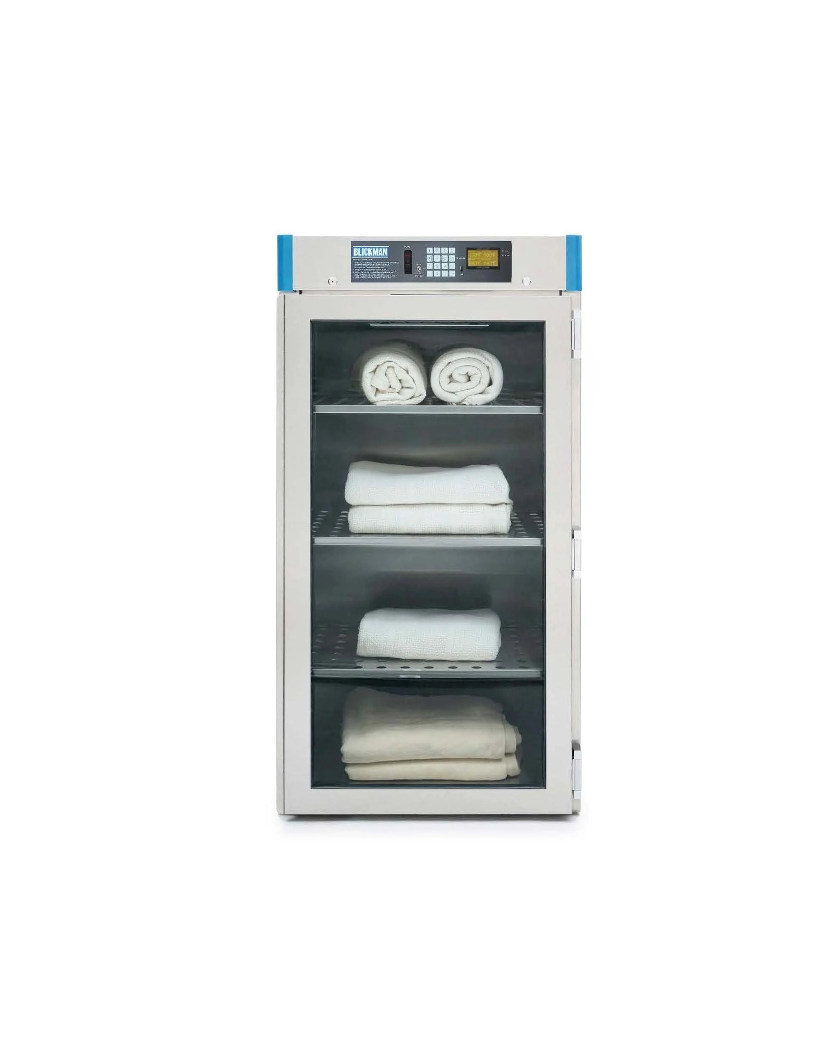 Blickman 7921TG Single Chamber Blanket and Fluid Warming Cabinet, Glass Door, Digital Control | QuinceMedical.com