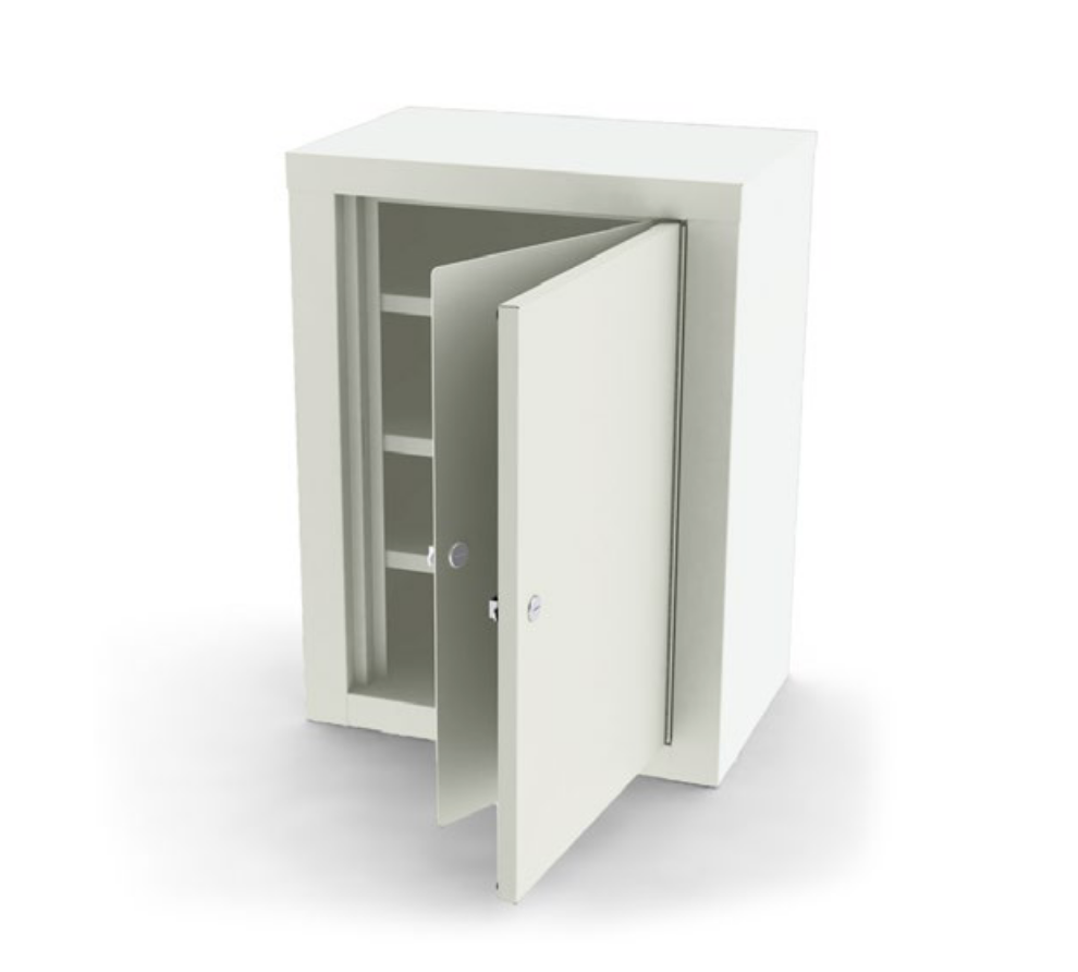 UMF Medical 7780 Double Door, Double Lock Narcotic Cabinet with Three Shelves | QuinceMedical.com