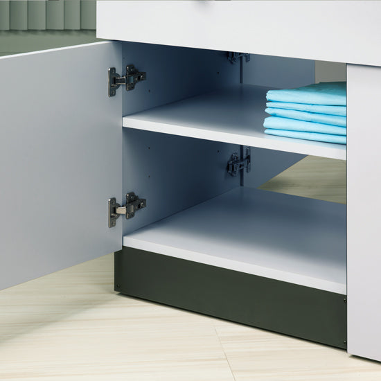 Clinton 8890 Family Practice Table with Step Stool | QuinceMedical.com