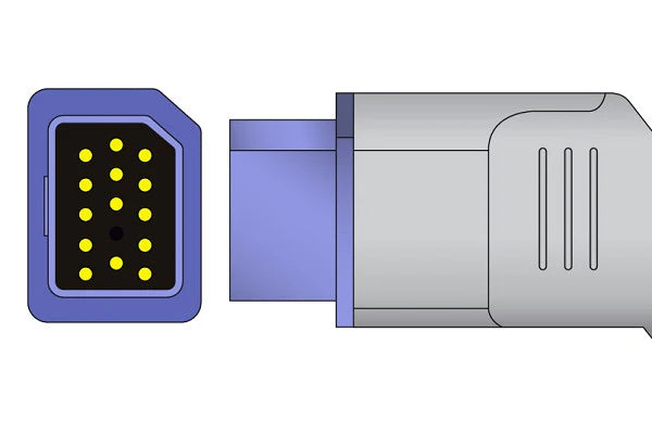 Nihon Kohden Compatible SpO2 Adapter Cable