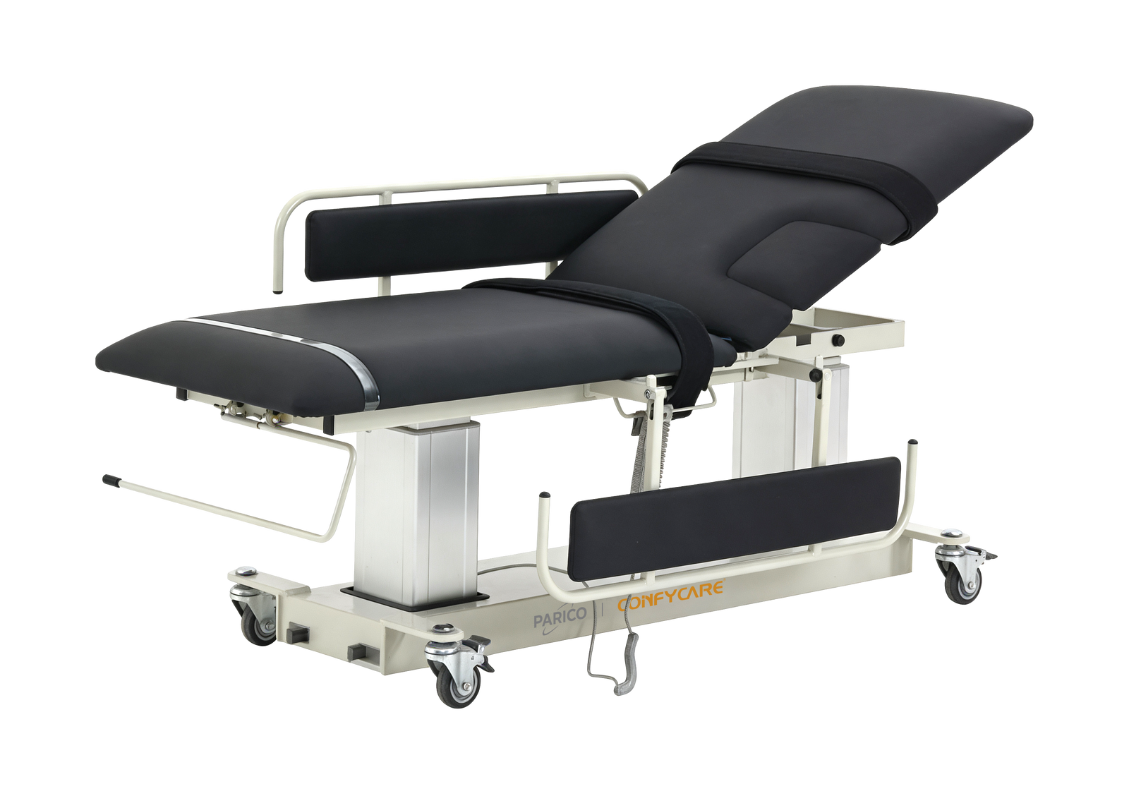 PARICO-Coinfycare Multi-Use Imaging Power Table with Safety Side Rail & Strap – 2 Section ELT200SD