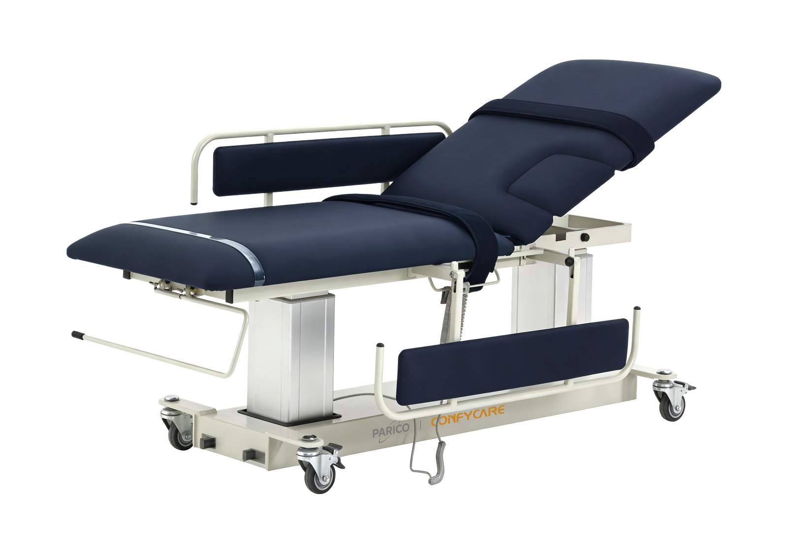 PARICO-Coinfycare Multi-Use Imaging Power Table with Safety Side Rail & Strap – 2 Section ELT200SD