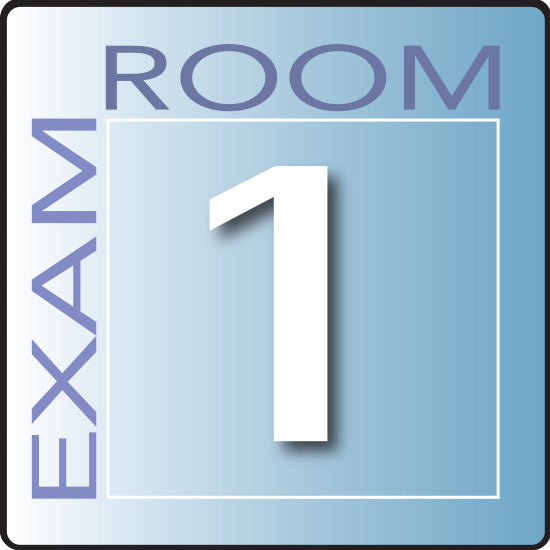 Clinton Skytone Exam Room Sign