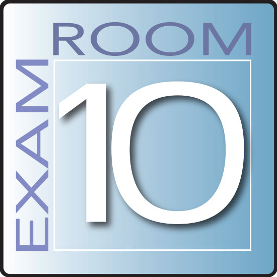 Clinton Skytone Exam Room Sign