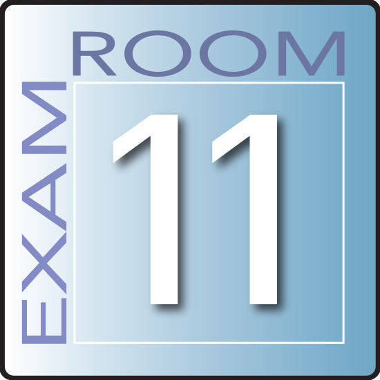 Clinton Skytone Exam Room Sign