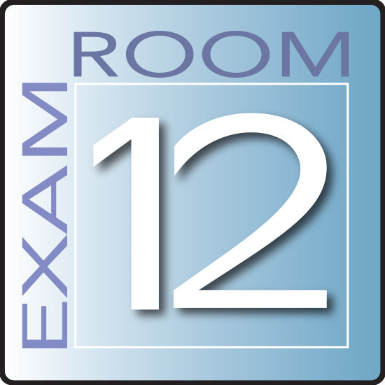 Clinton Skytone Exam Room Sign