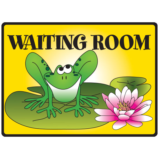 Clinton EX26 Waiting Room Sign | QuinceMedical.com