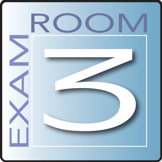 Clinton Skytone Exam Room Sign