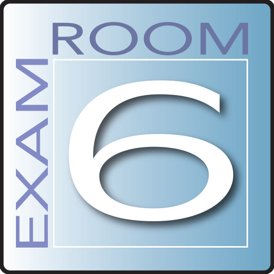 Clinton Skytone Exam Room Sign