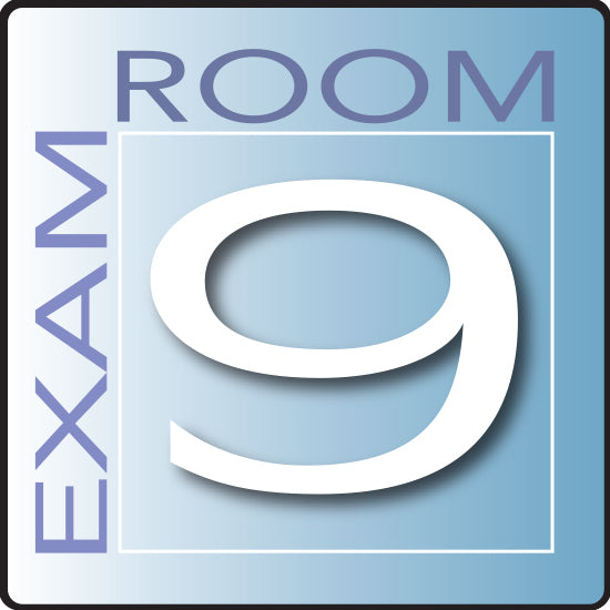 Clinton Skytone Exam Room Sign