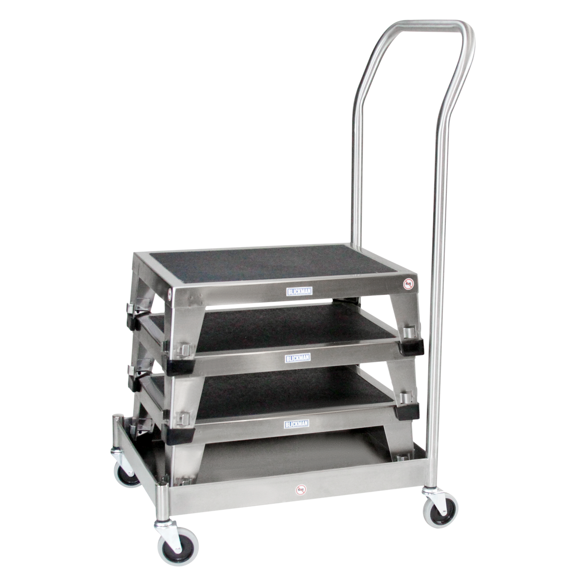 Blickman 8862SS-D Stainless Steel Dolly for EZ Stacking Step Stools | QuinceMedical.com