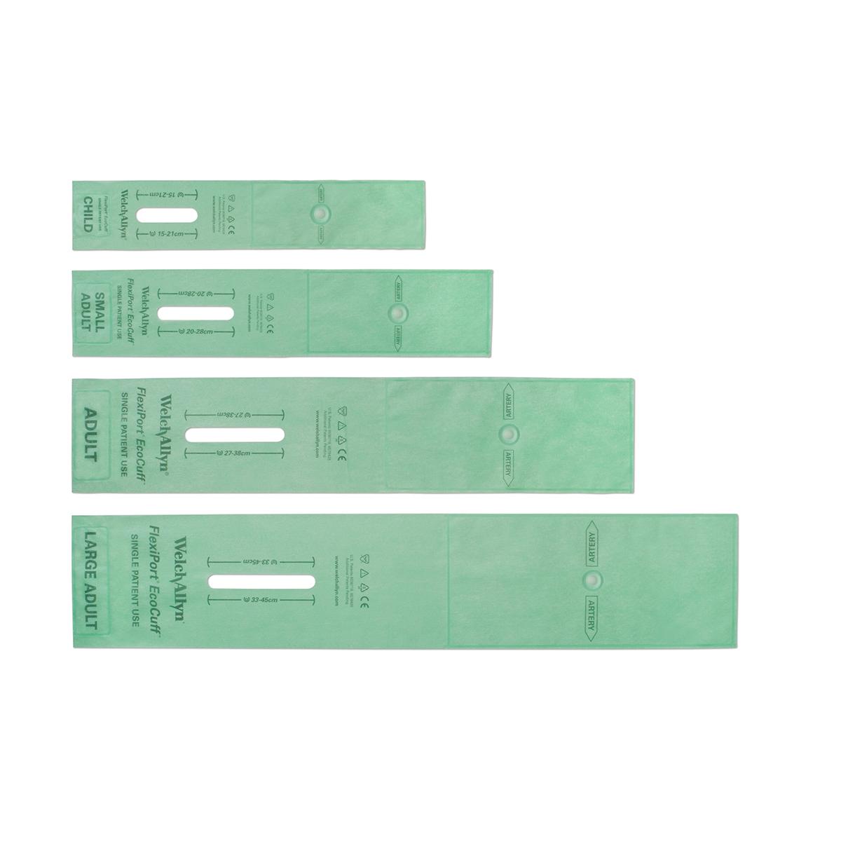 Welch Allyn FLEXIPORT ECOCUFF Single-Patient-Use Blood Pressure Cuffs