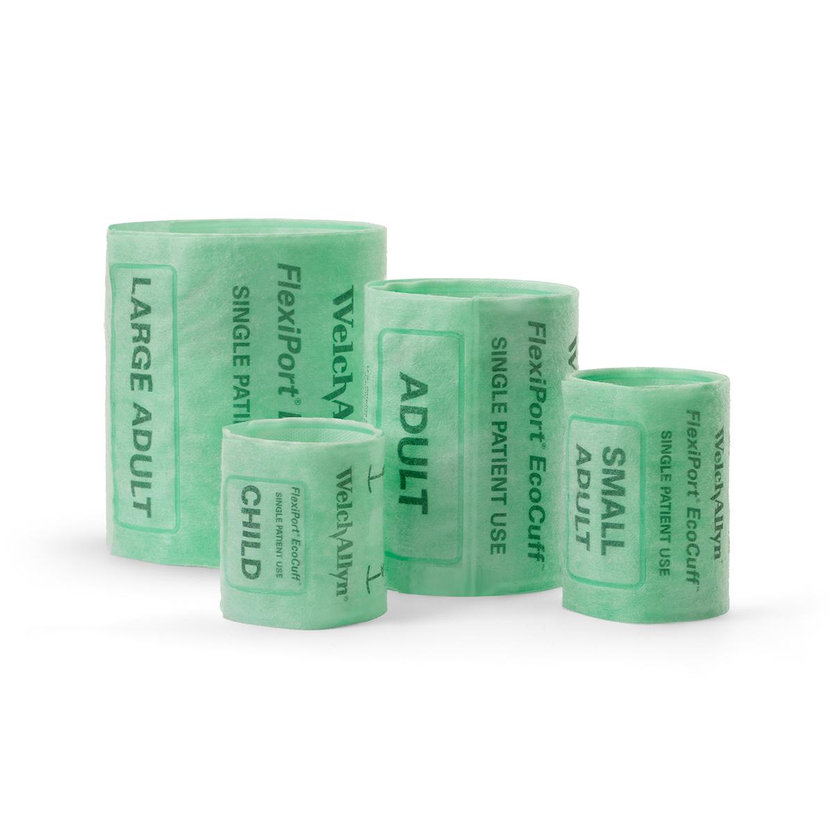 Welch Allyn FLEXIPORT ECOCUFF Single-Patient-Use Blood Pressure Cuffs