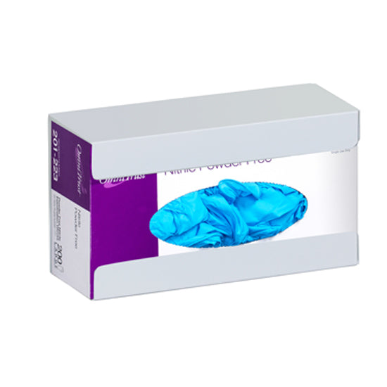 Clinton GW-2000 Single White Steel Glove Box Holder | QuinceMedical.com